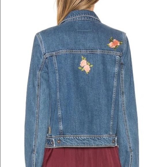 PAIGE
Rowan Embroidered Denim Jacket In Rosemont Patch - Picture 10 of 16
